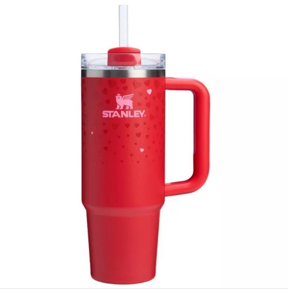 Stanley Target Exclusive Valentine's Day 2025 Ruby Hearts 40oz Tumbler N… - Picture 1 of 9